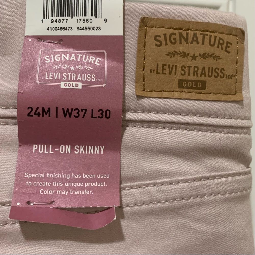 Levi Strauss & Co. Signature Gold Label Pull-On Skinny Pants Tummy Shaping 24W - Picture 7 of 13